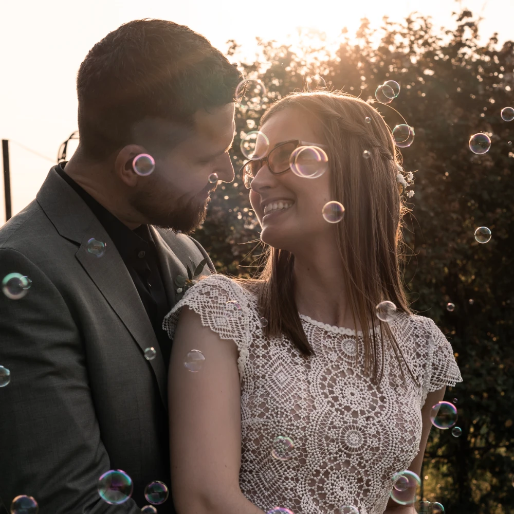 Das Extra an Seifenblasen für unvergessliche Momente auf Eurer Hochzeit