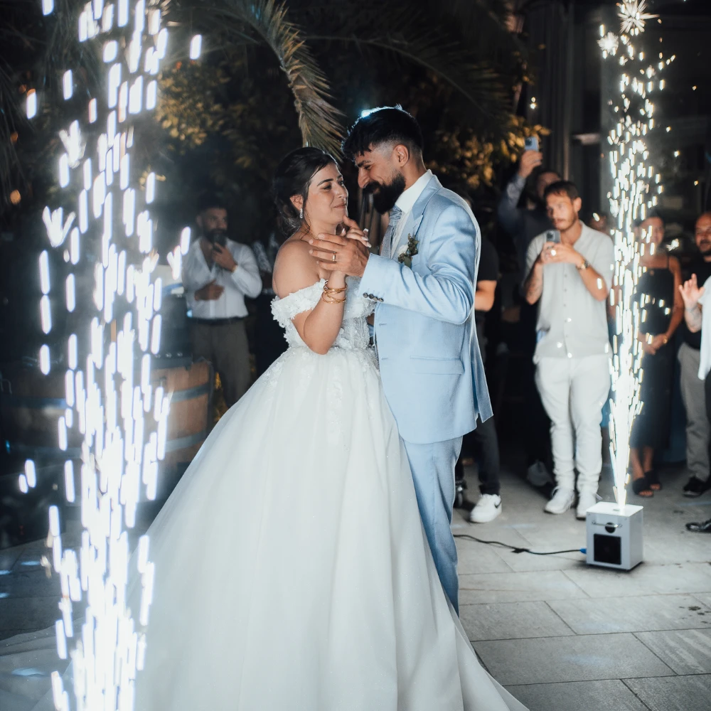 Sparkling-Effekte für den ersten Tanz auf Eurer Hochzeit
