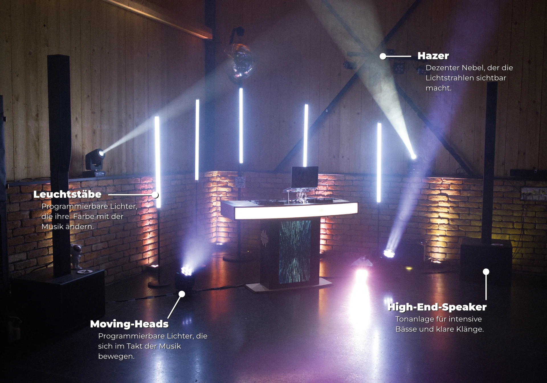 dj-setup-von-cosmos-events DJ Setup von Cosmos Events mit Beschreibungen