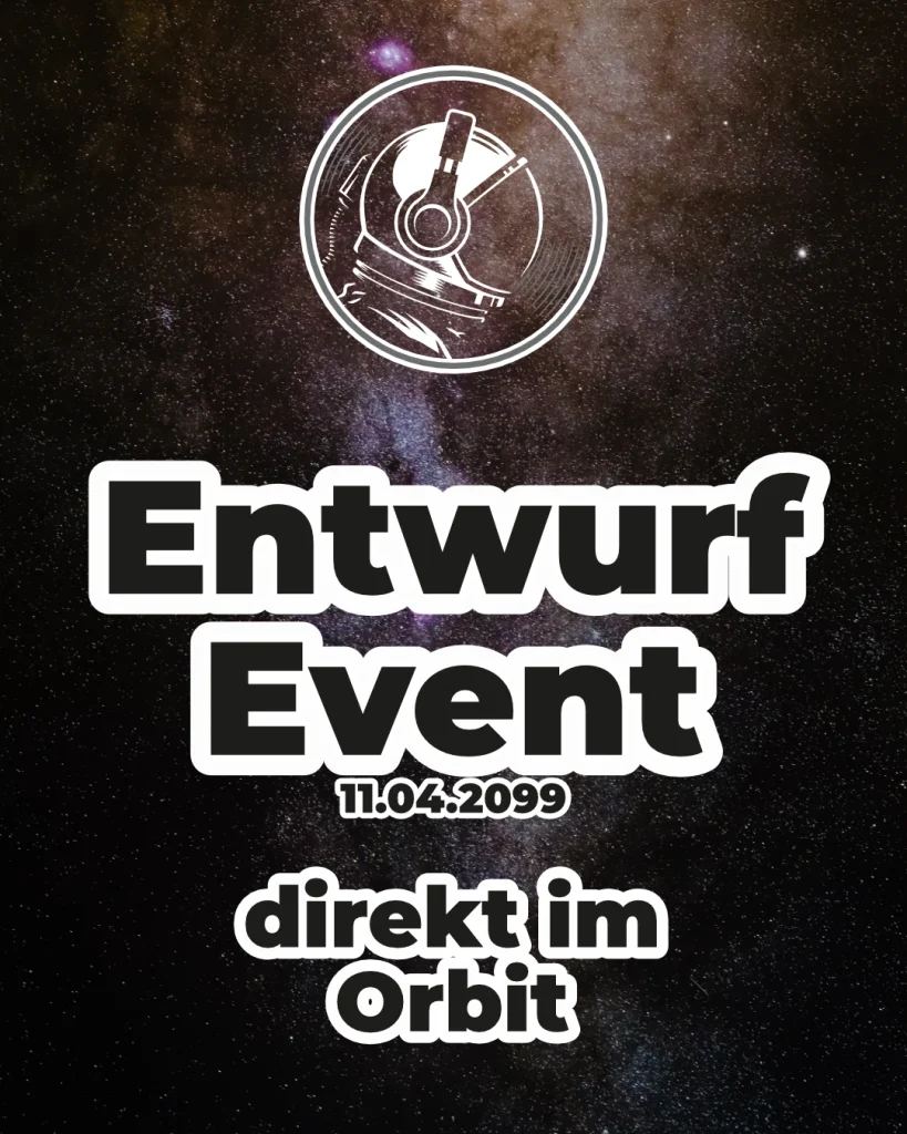 Entwurf des Event Kalender Bildes